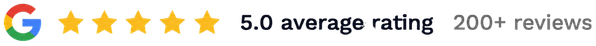 Google Reviews - 4.9 Stars based on 700+ reviews